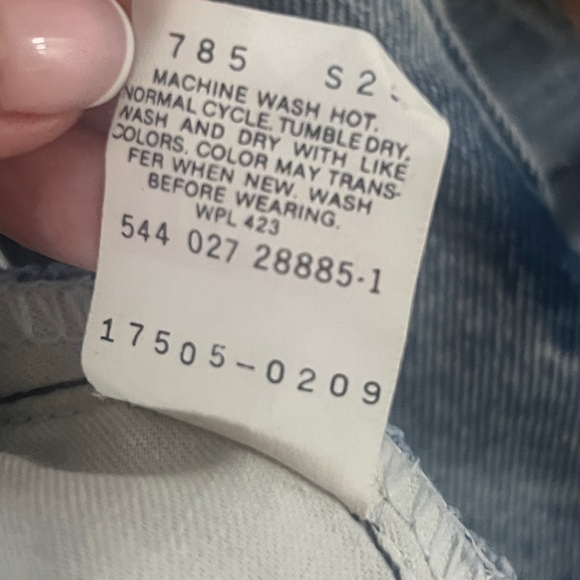505 Levi’s Jeans Junior/Women’s Size 3 NWT - Acid Wash Vintage - Picture 5 of 11